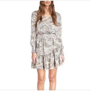 NWT Michael Kors Paisley Long Sleeve dress - sz Small - Family photo look